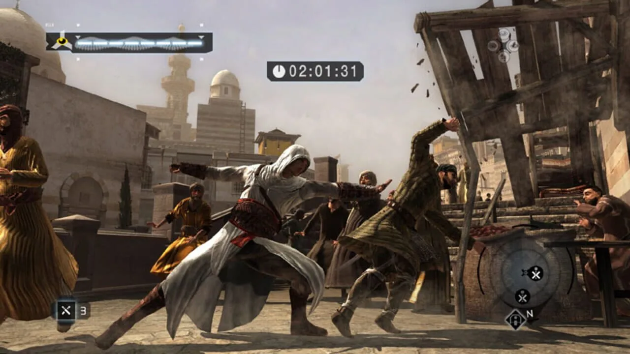 Assassin's Creed gameplay on PlayStation 3