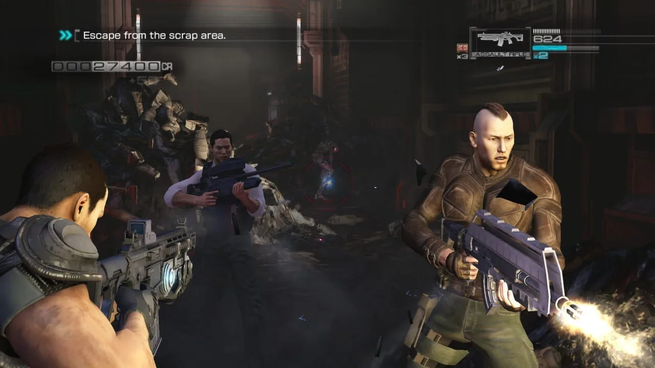 Binary Domain gameplay on PlayStation 3