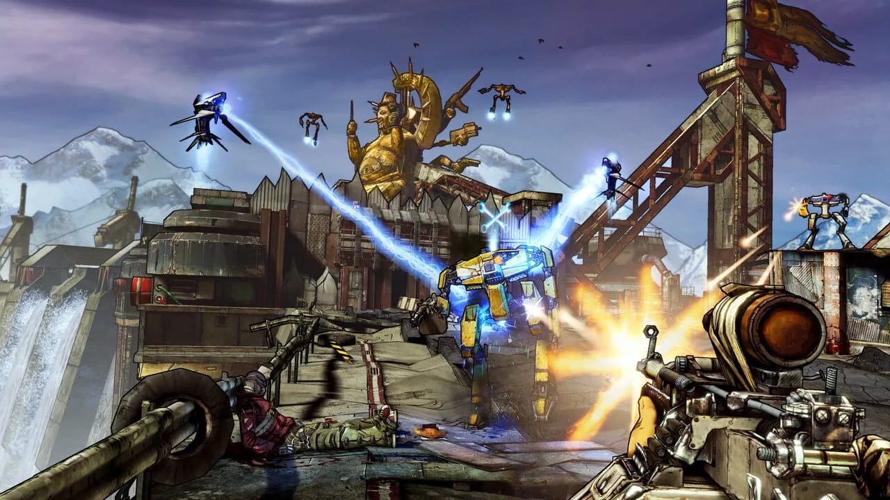Borderlands 2 gameplay on PlayStation 3