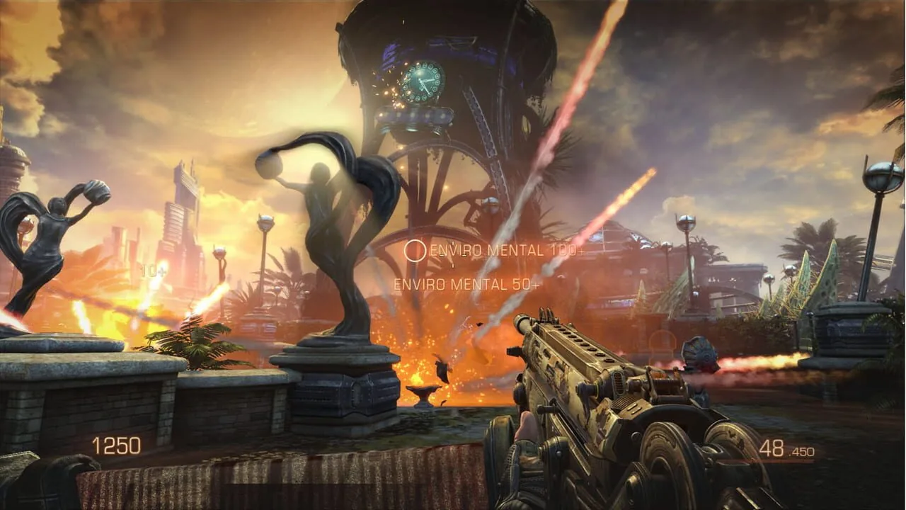 Bulletstorm gameplay on PlayStation 3
