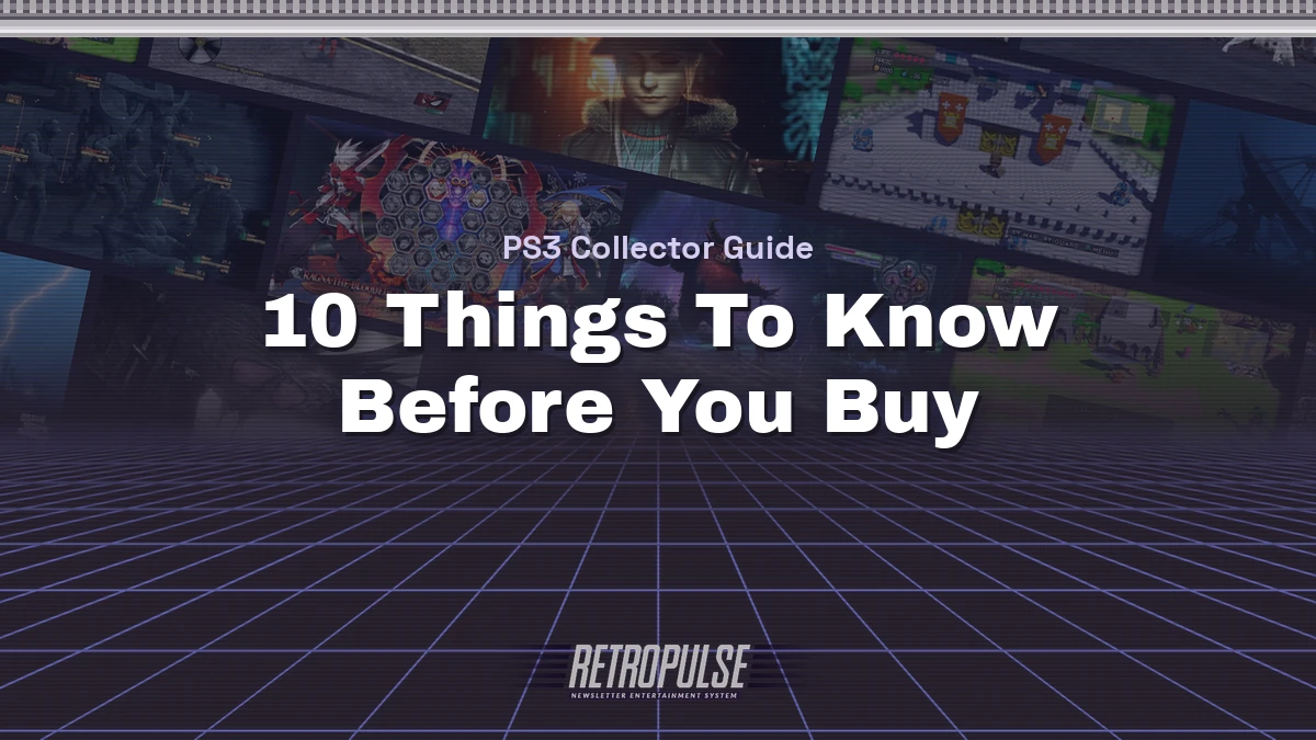 PS3 Collector Guide: 10 Things To Know Before You Buy