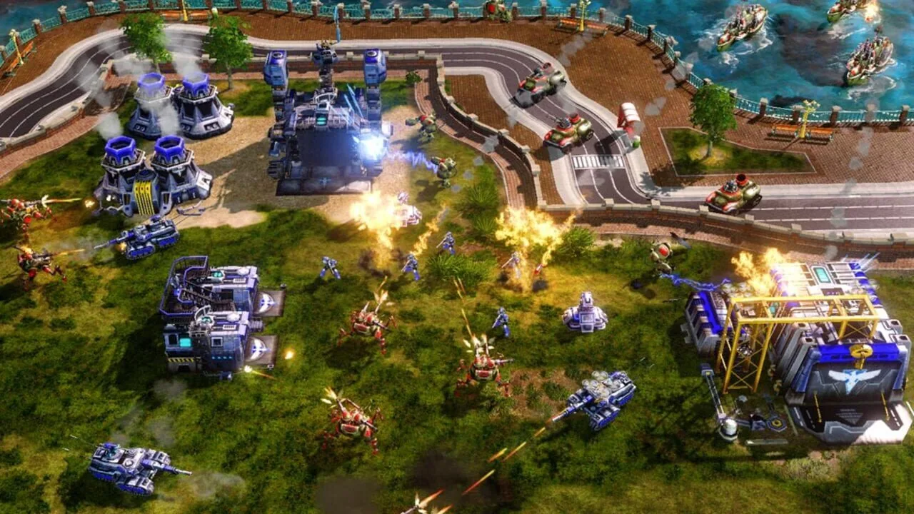 Command & Conquer: Red Alert 3 gameplay on PlayStation 3