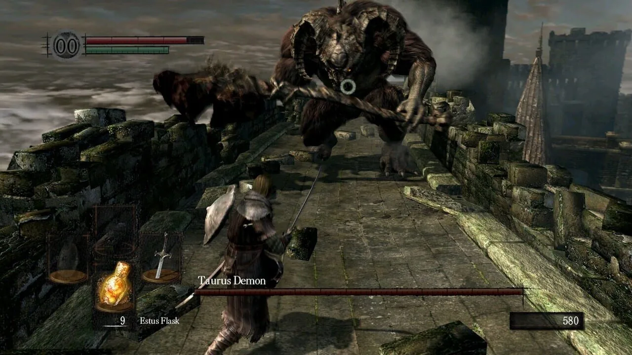 Dark Souls gameplay on PlayStation 3