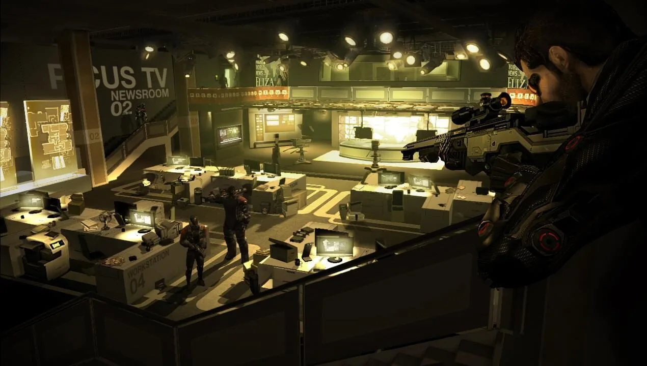Deus Ex: Human Revolution gameplay on PlayStation 3
