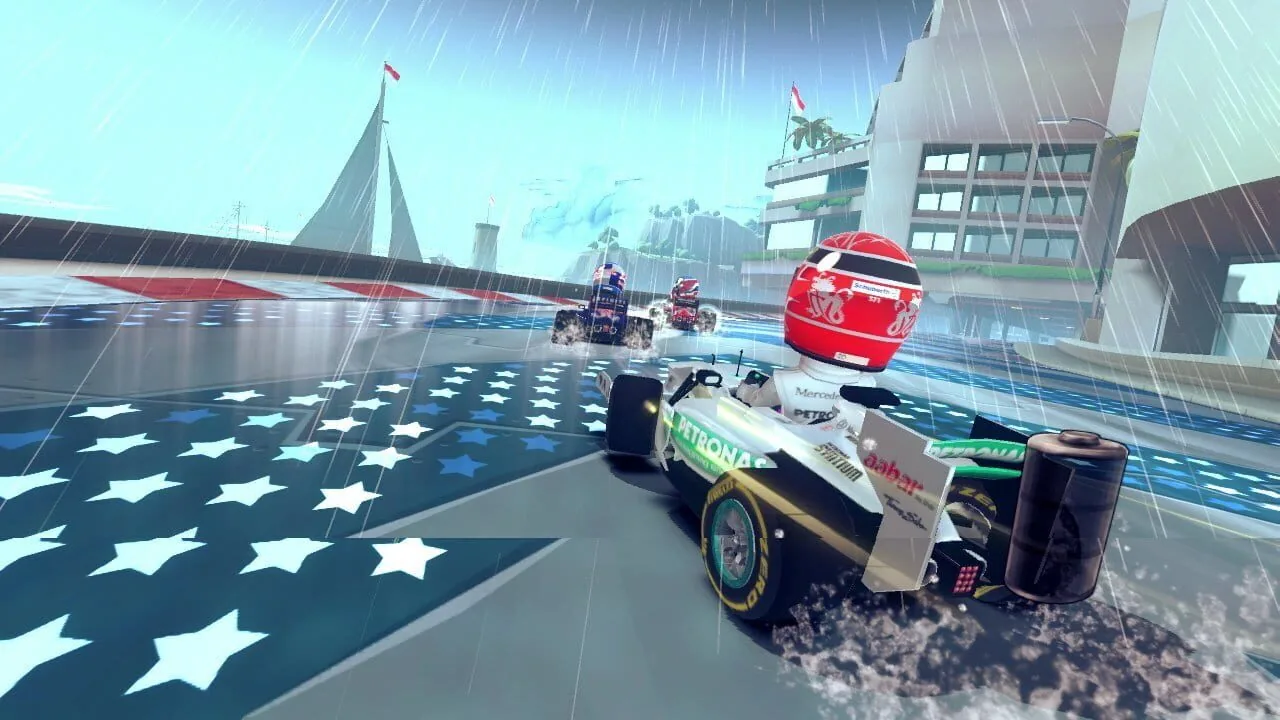 F1 Race Stars gameplay on Wii U