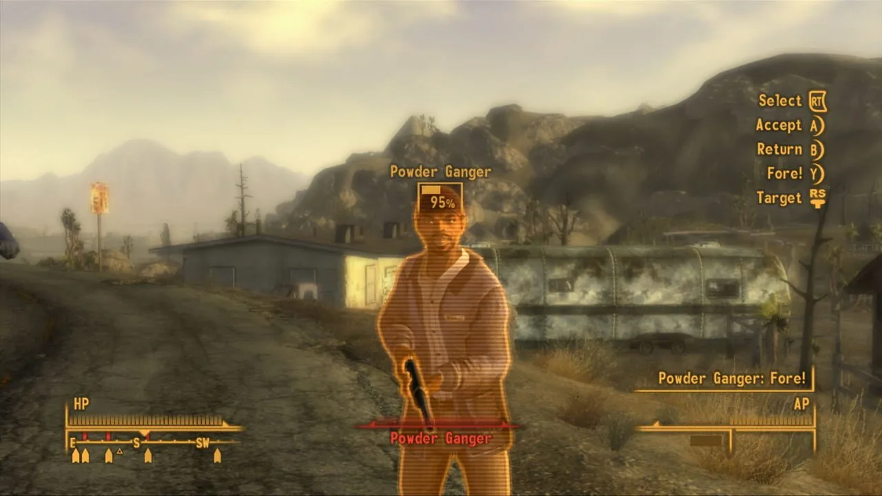 Fallout: New Vegas gameplay on PlayStation 3