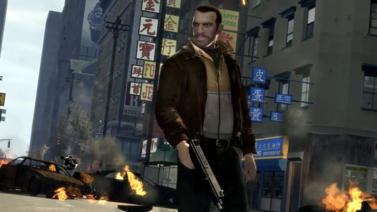 Grand Theft Auto IV gameplay on PlayStation 3