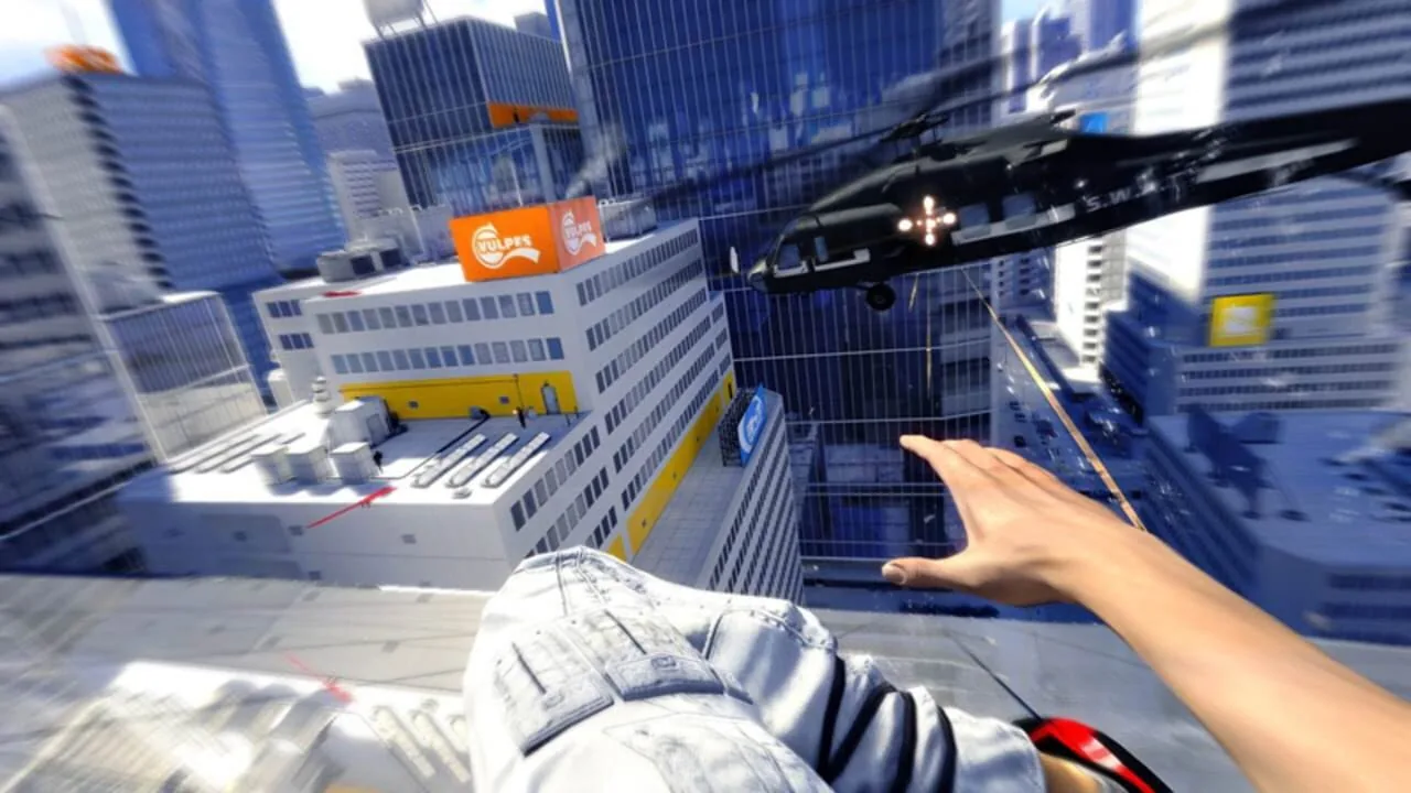 Mirror's Edge gameplay on PlayStation 3