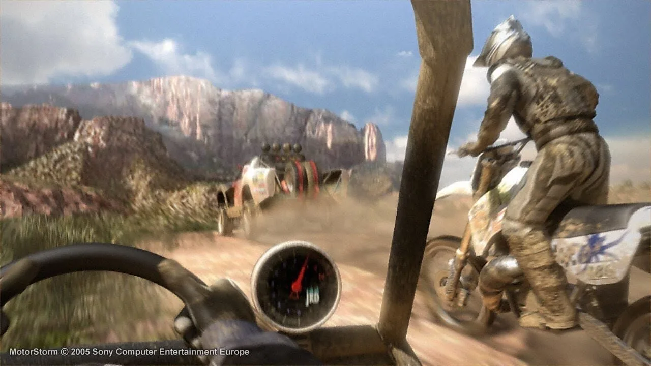 MotorStorm gameplay on PlayStation 3