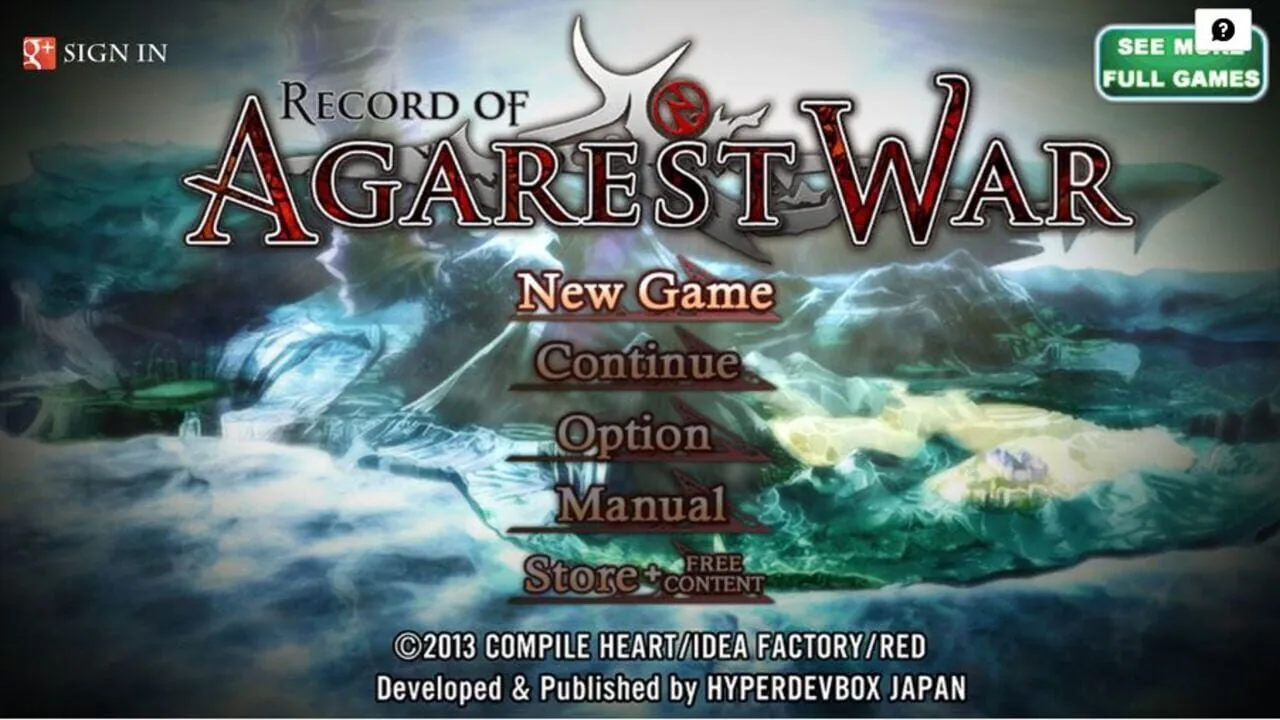 Record of Agarest War gameplay on PlayStation 3