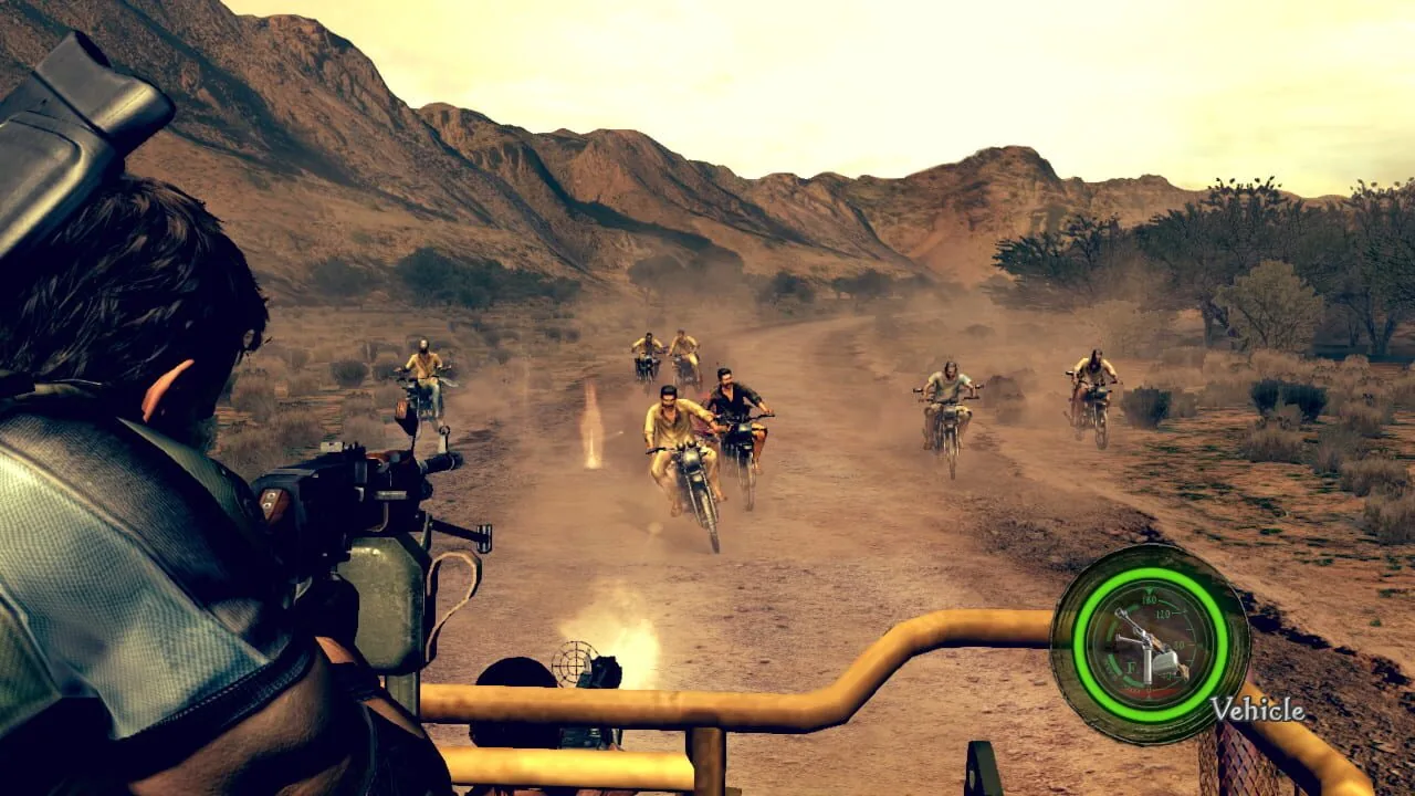 Resident Evil 5 gameplay on PlayStation 3