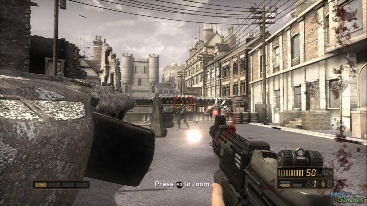 Resistance: Fall of Man gameplay on PlayStation 3