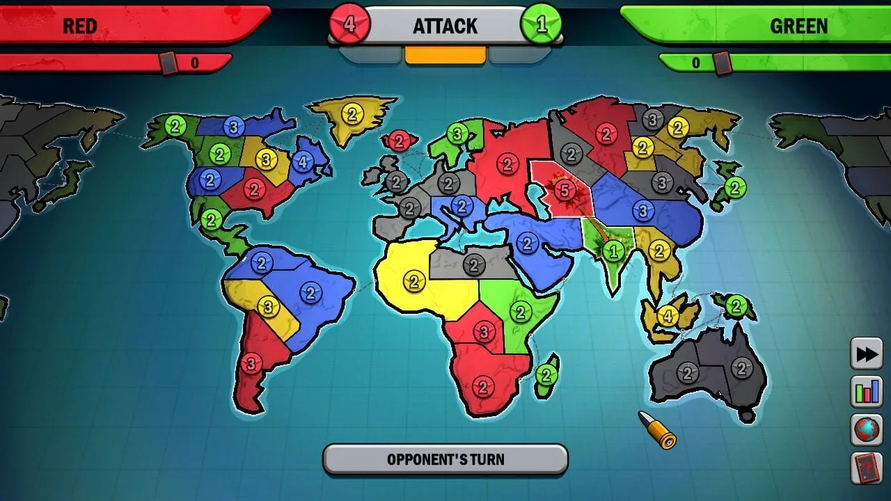 Risk: Factions gameplay on PlayStation 3