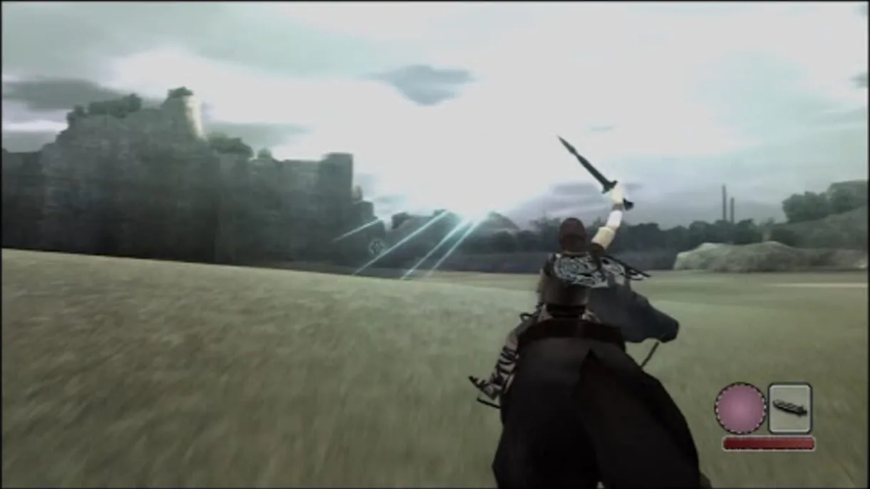 Shadow of the Colossus gameplay on PlayStation 3