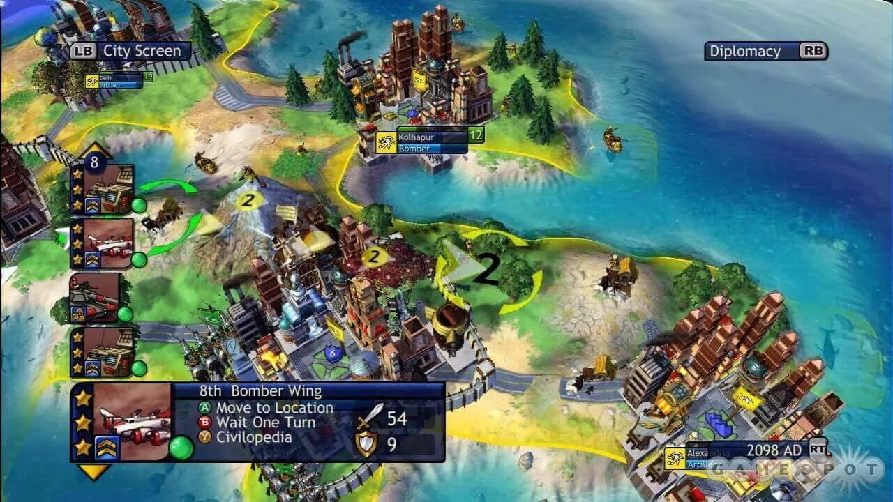 Sid Meier's Civilization Revolution gameplay on PlayStation 3