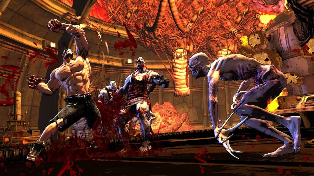 Splatterhouse gameplay on PlayStation 3
