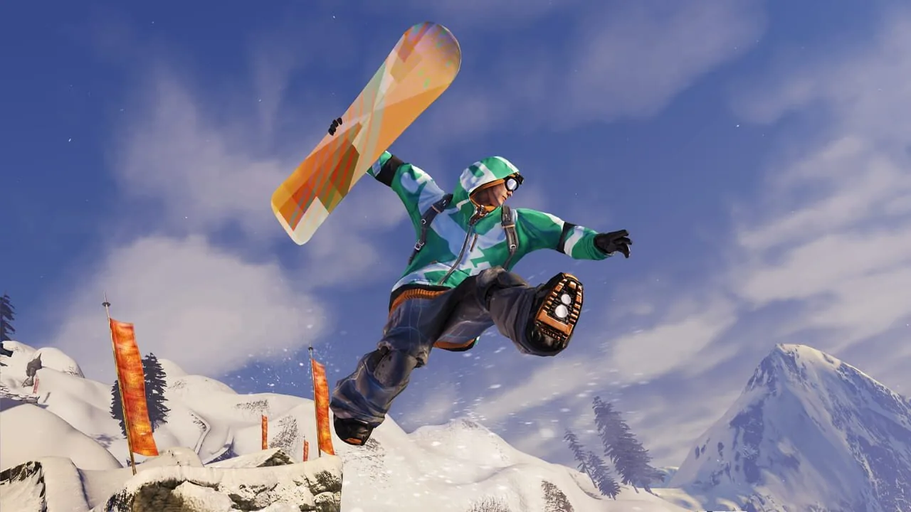 SSX gameplay on PlayStation 3