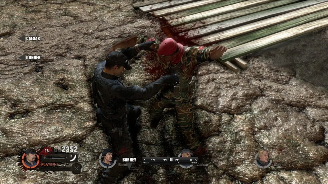 The Expendables 2: The Videogame gameplay on PlayStation 3