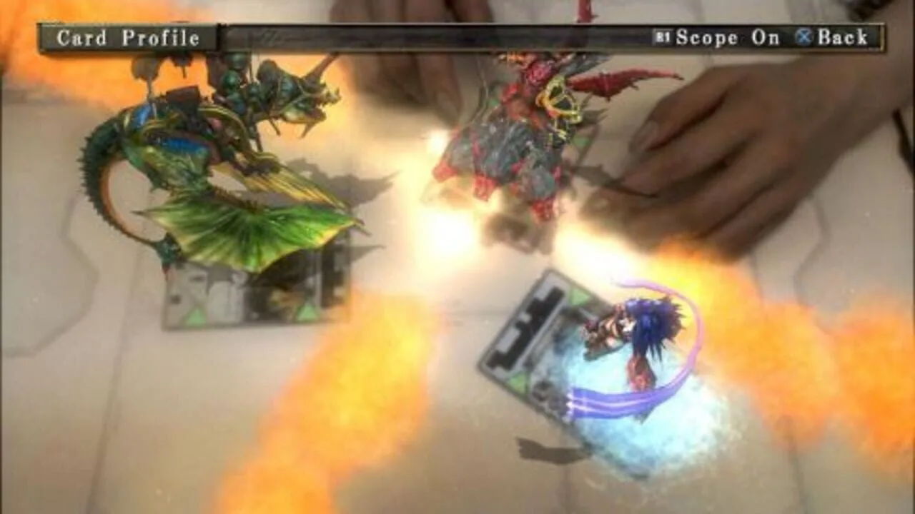 The Eye of Judgment gameplay on PlayStation 3