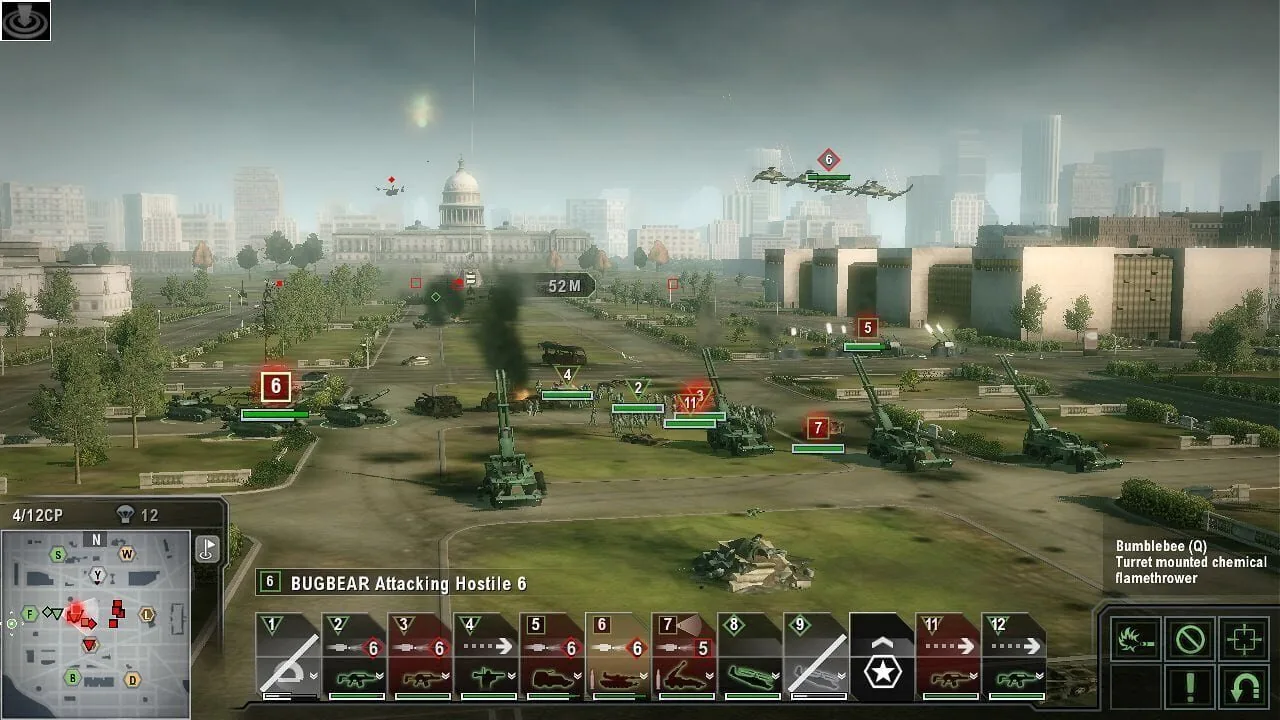 Tom Clancy's EndWar gameplay on PlayStation 3