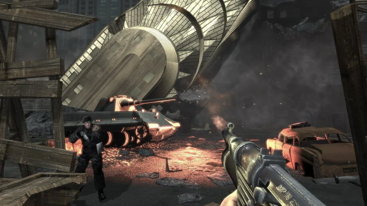 Turning Point: Fall of Liberty gameplay on PlayStation 3