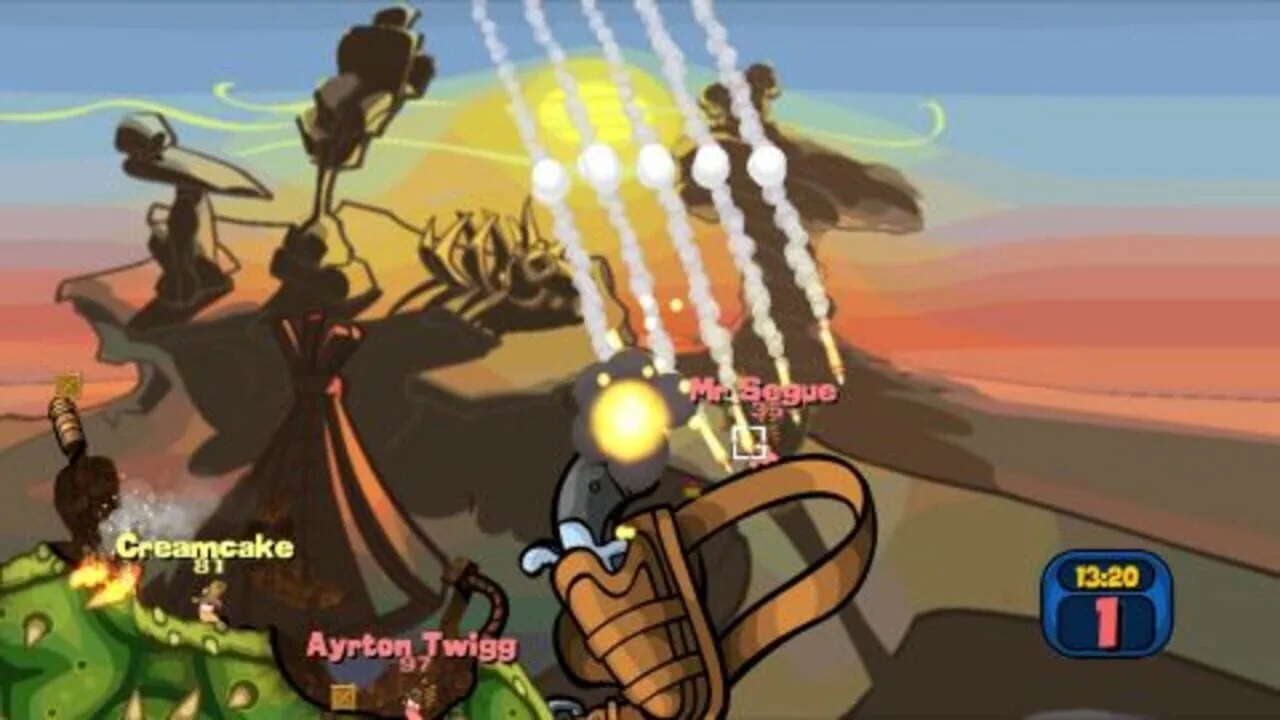 Worms 2: Armageddon gameplay on PlayStation 3