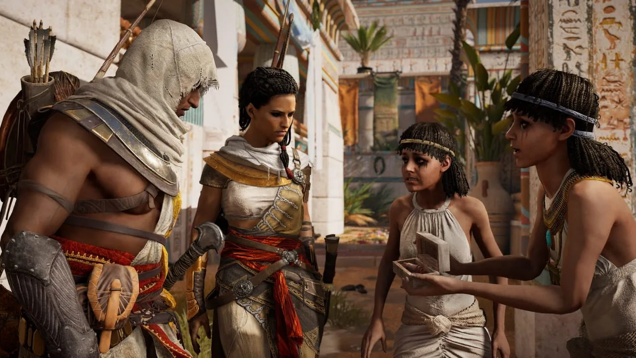 Assassin's Creed Origins gameplay on PlayStation 4