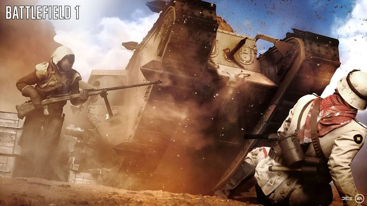 Battlefield 1 gameplay on PlayStation 4