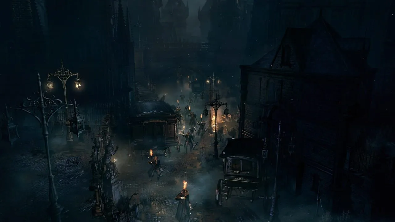 Bloodborne gameplay on PlayStation 4