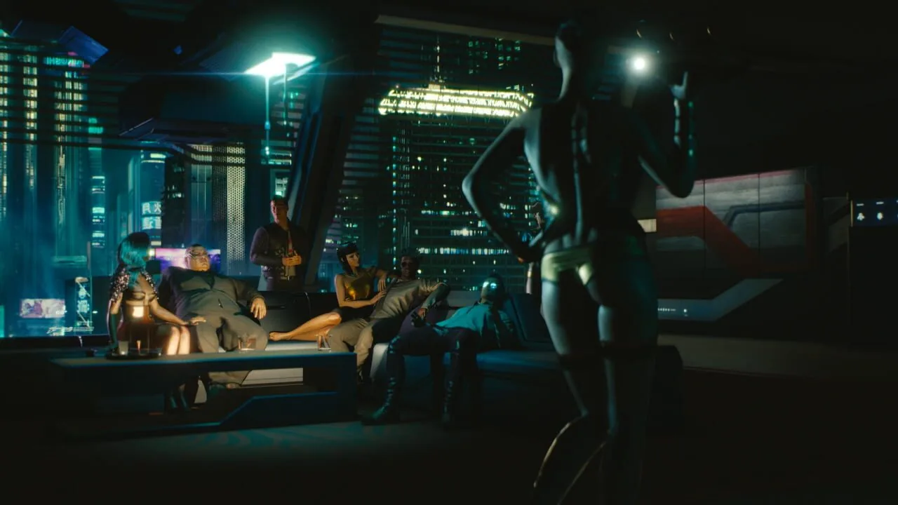 Cyberpunk 2077 gameplay on PlayStation 4