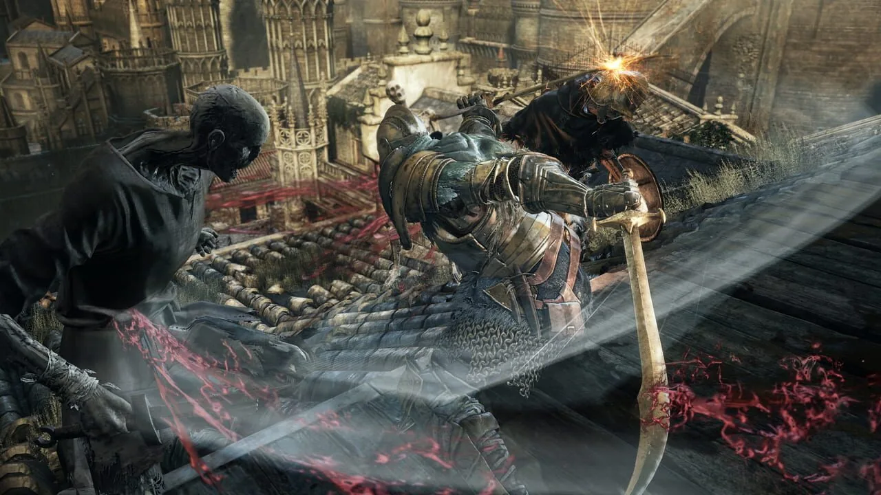 Dark Souls III gameplay on PlayStation 4