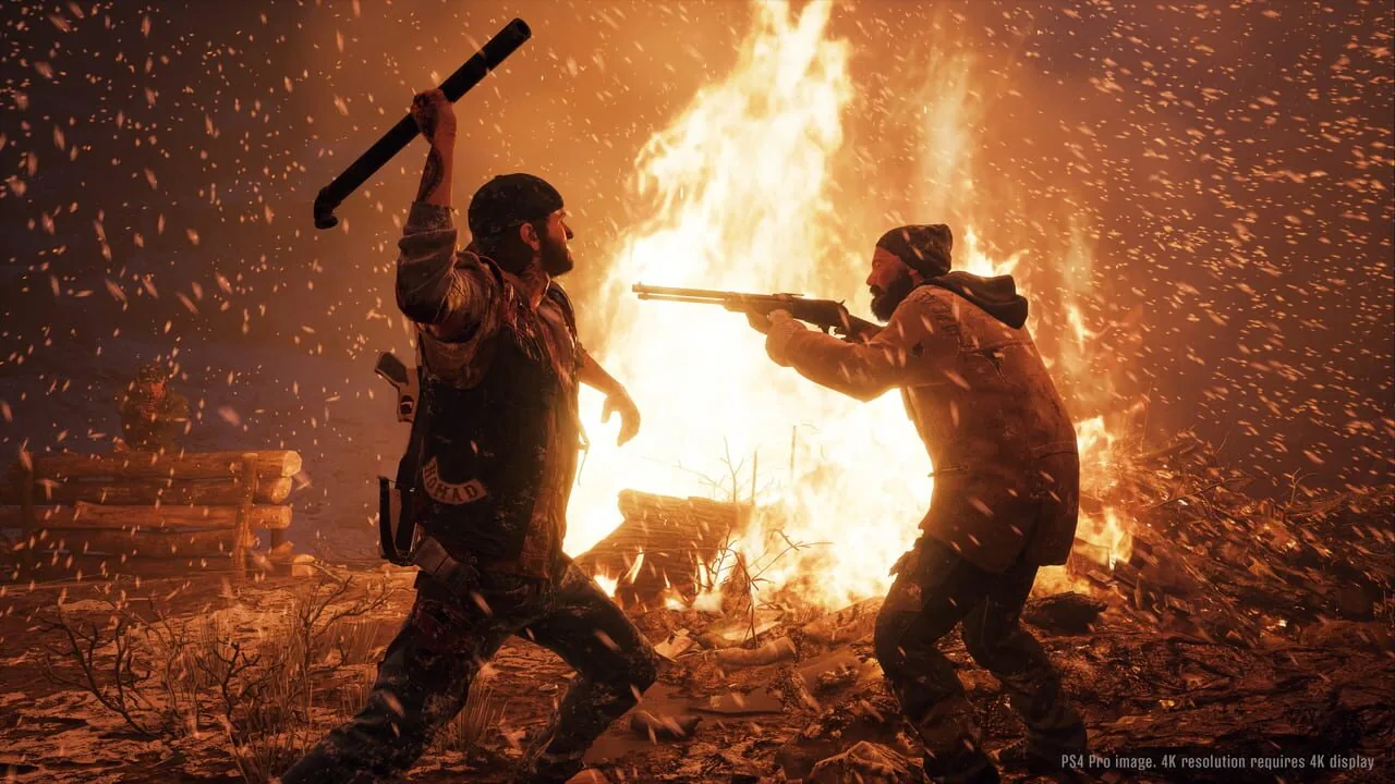 Days Gone gameplay on PlayStation 4