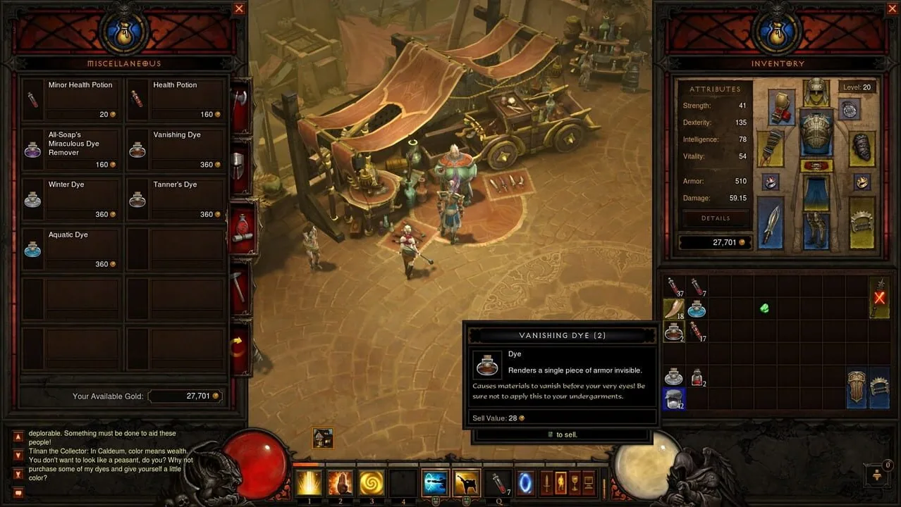 Diablo III gameplay on PlayStation 4
