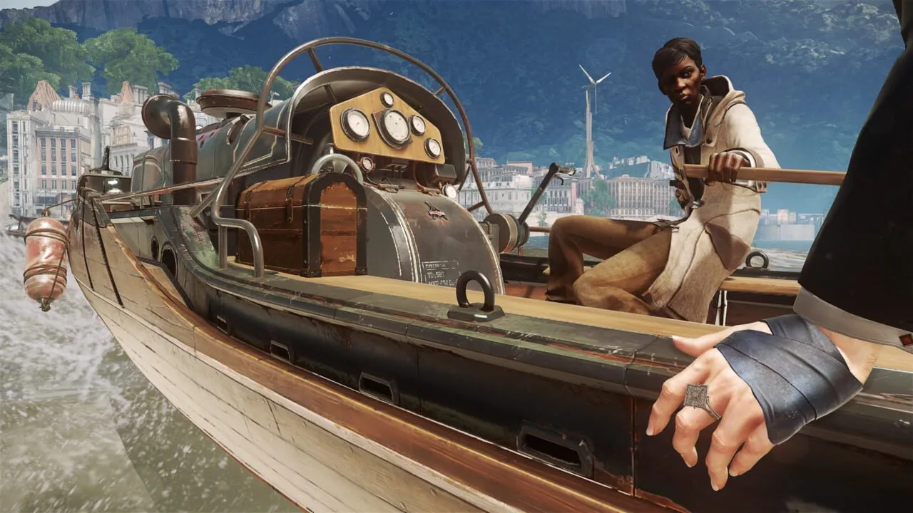 Dishonored 2 gameplay on PlayStation 4