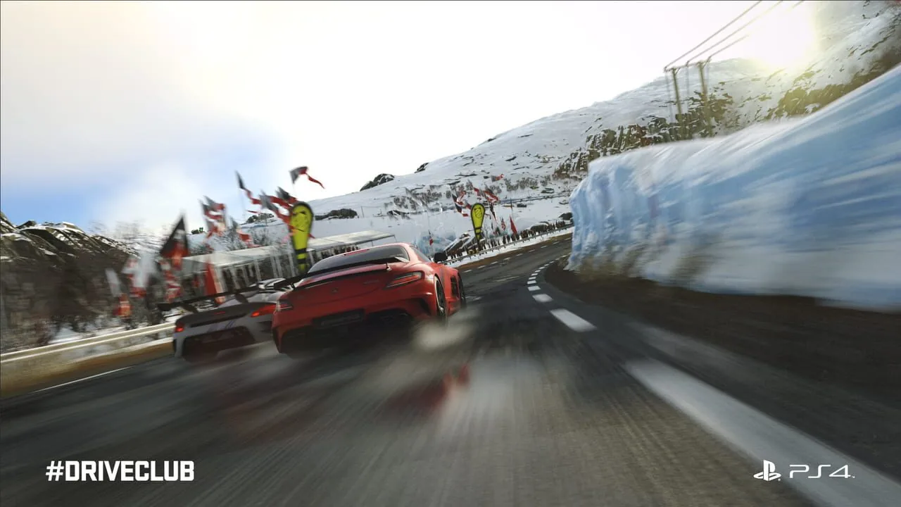 Driveclub gameplay on PlayStation 4
