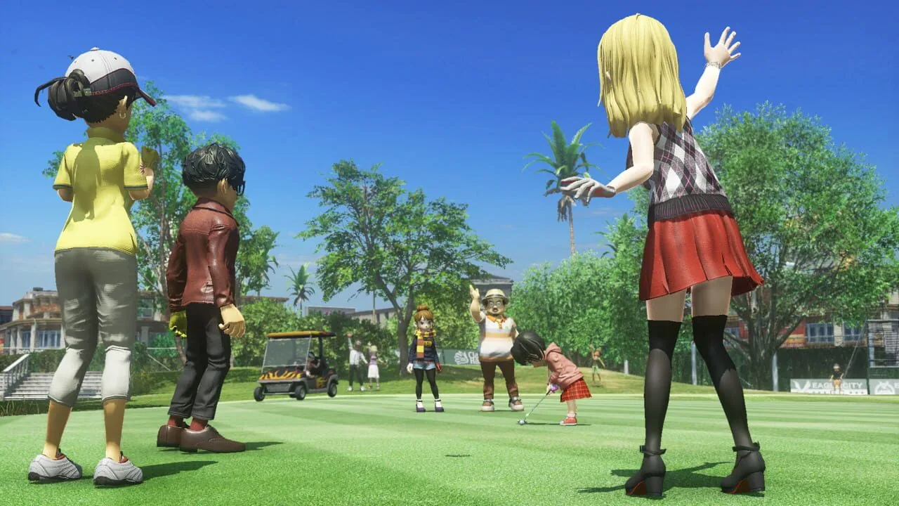 Everybody's Golf gameplay on PlayStation 4