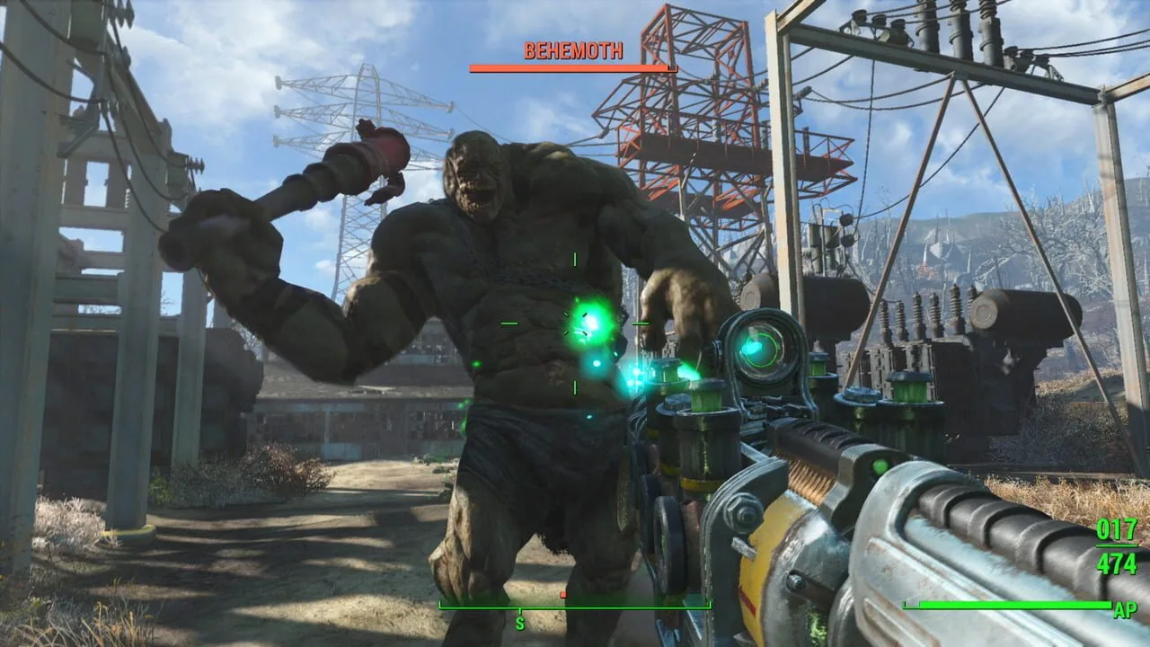 Fallout 4 gameplay on PlayStation 4