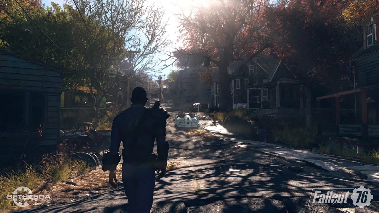 Fallout 76 gameplay on PlayStation 4