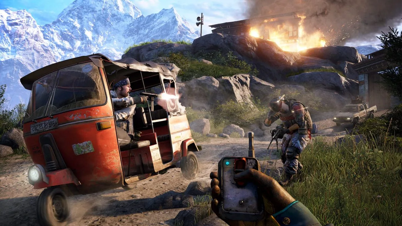 Far Cry 4 gameplay on PlayStation 4