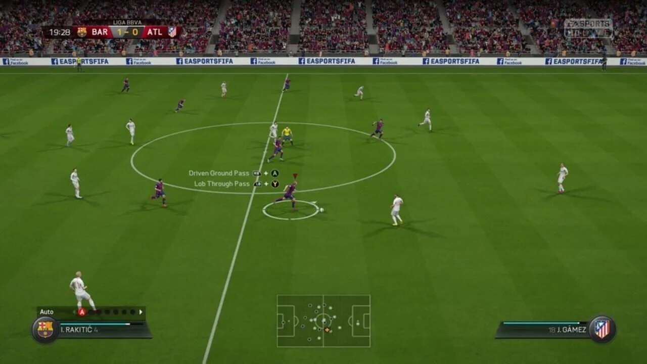 FIFA 16 gameplay on PlayStation 4