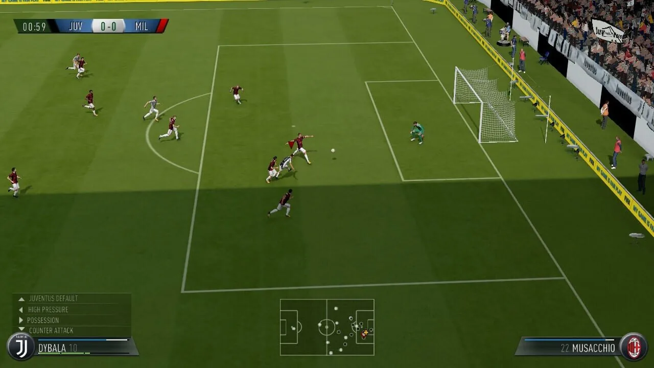 FIFA 18 gameplay on PlayStation 4