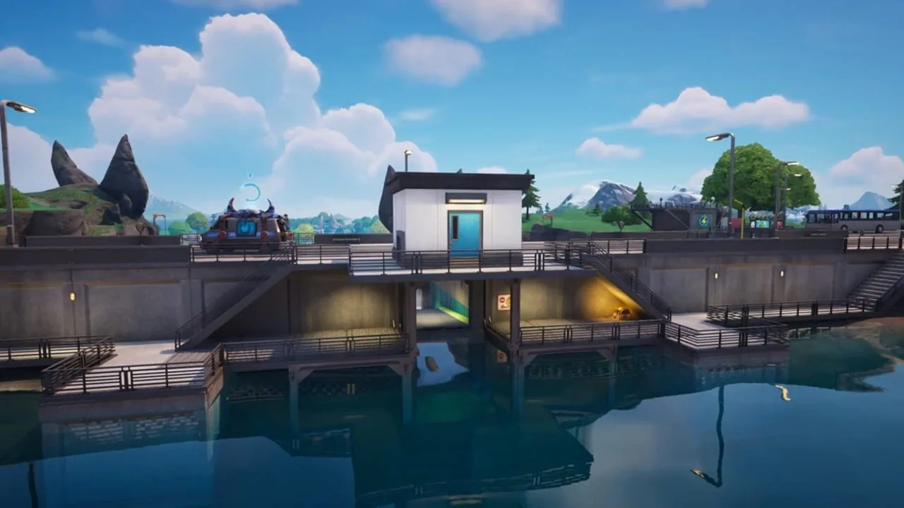 Fortnite gameplay on PlayStation 4