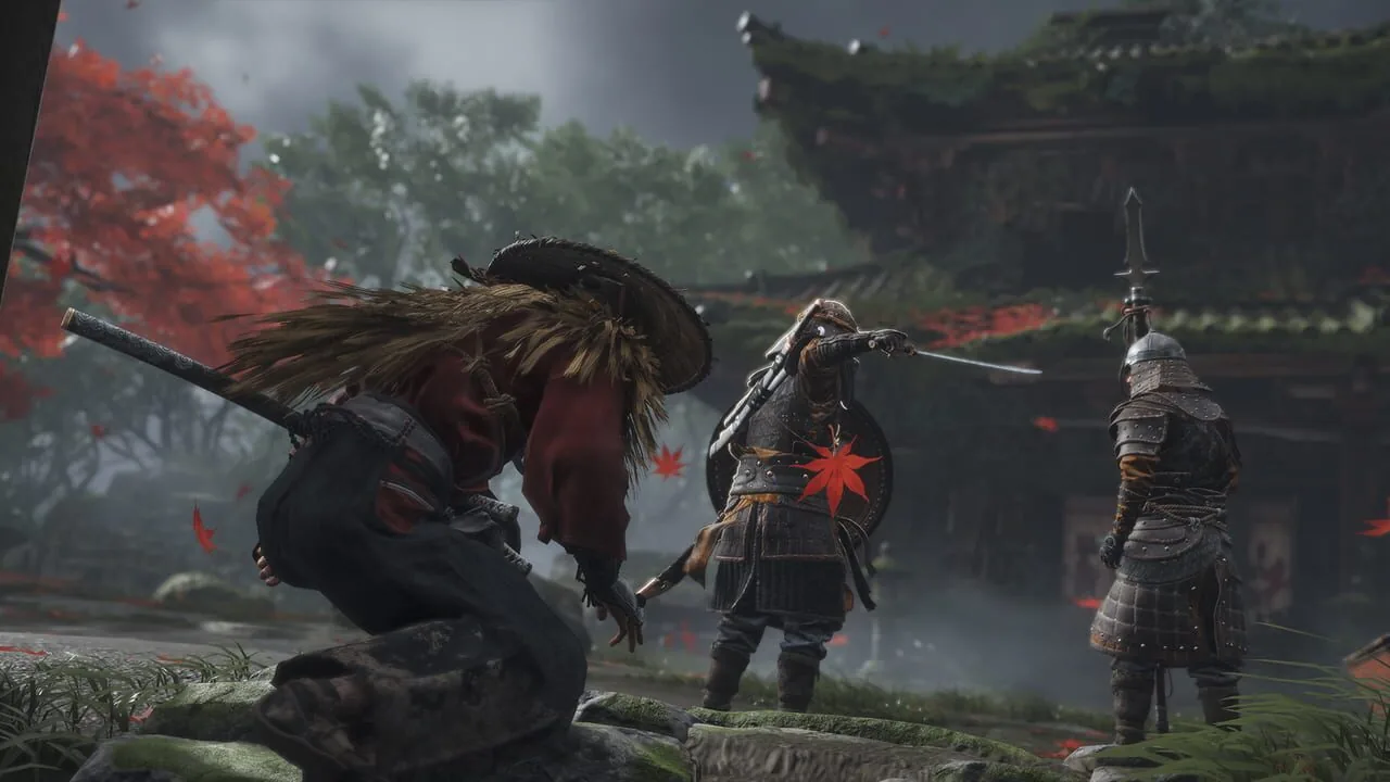Ghost of Tsushima gameplay on PlayStation 4