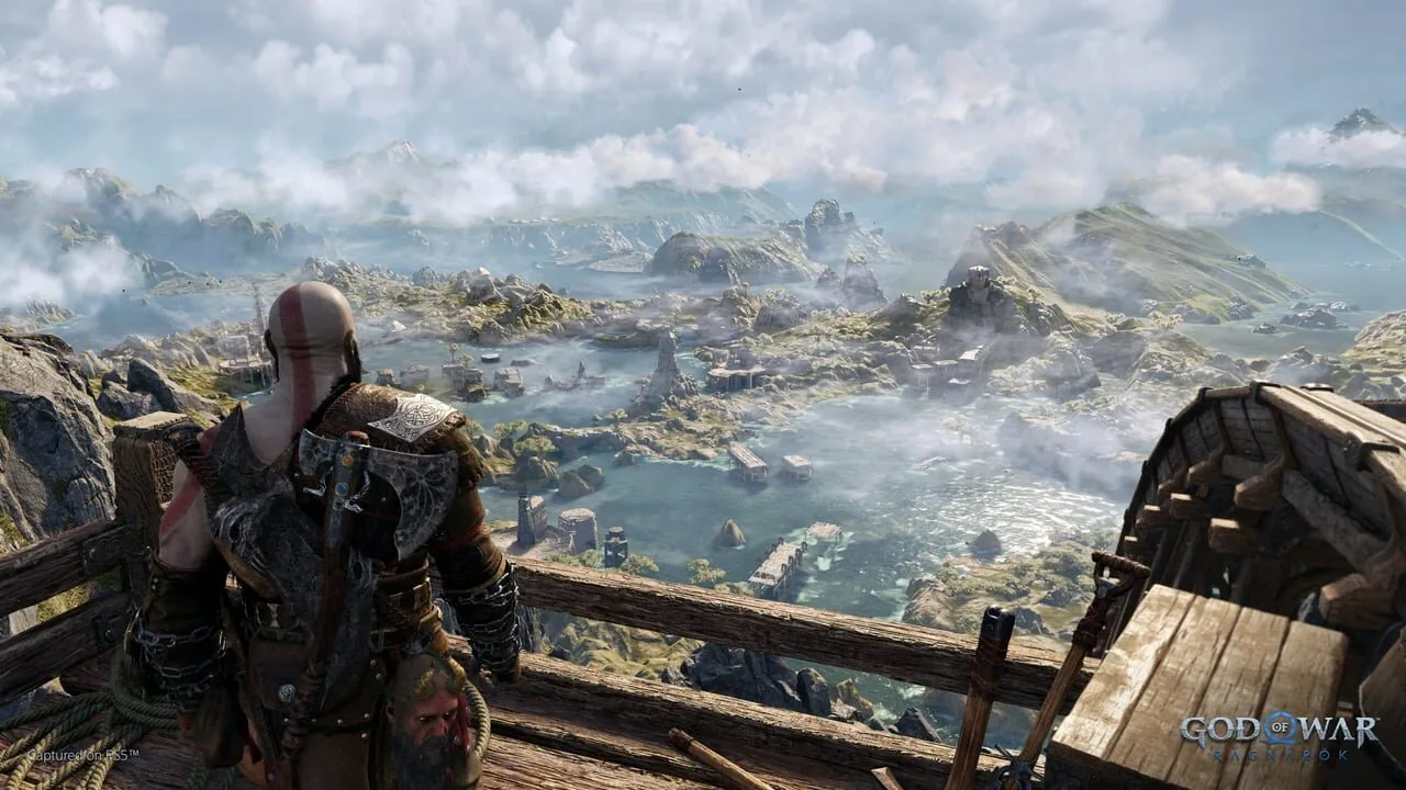 God of War Ragnarök gameplay on PlayStation 4