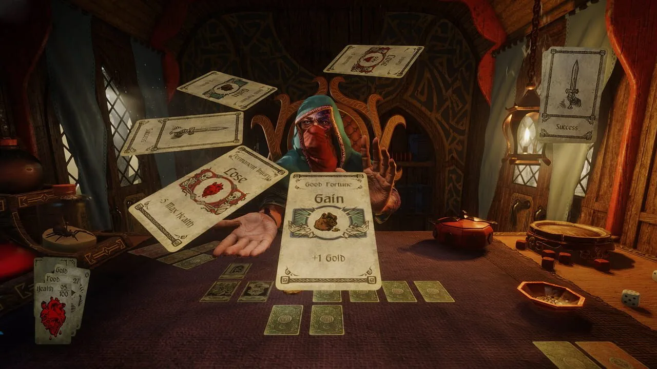Hand of Fate 2 gameplay on PlayStation 4