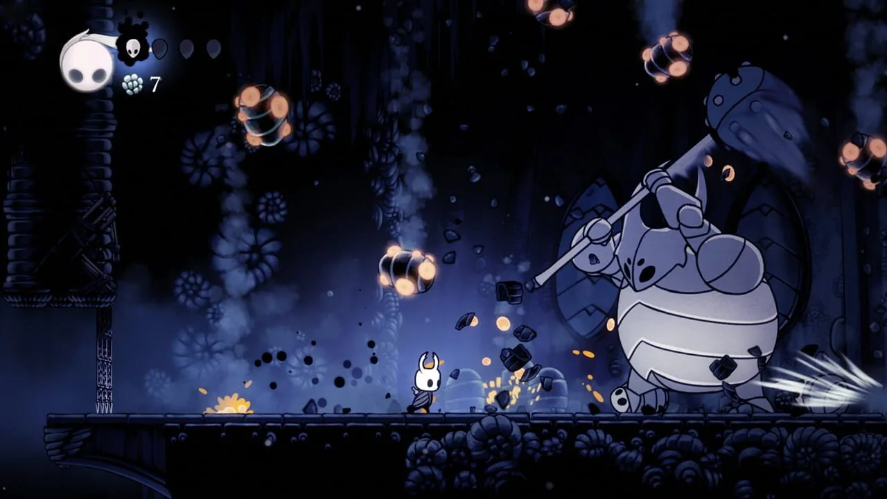 Hollow Knight gameplay on PlayStation 4