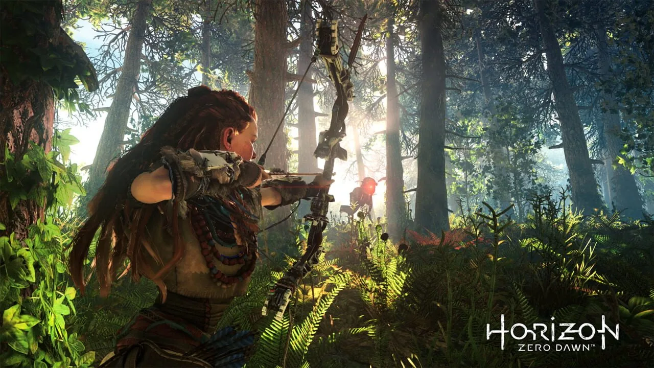Horizon Zero Dawn gameplay on PlayStation 4