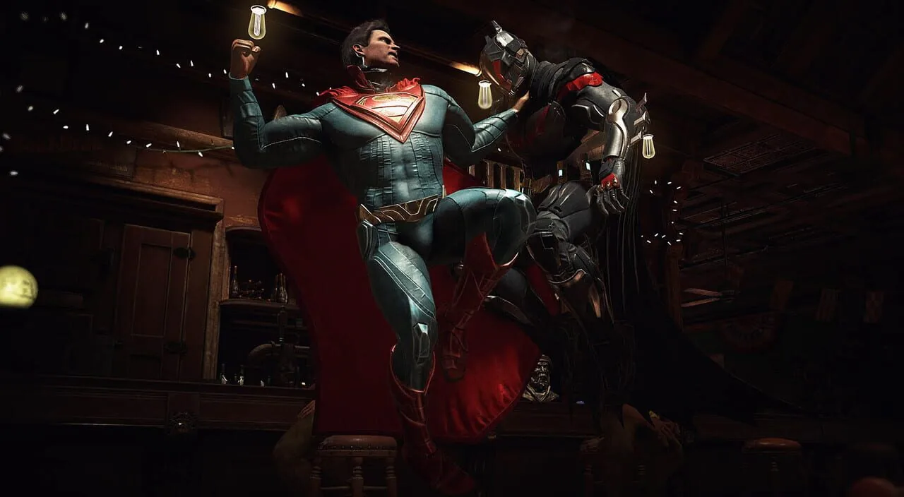 Injustice 2 gameplay on PlayStation 4