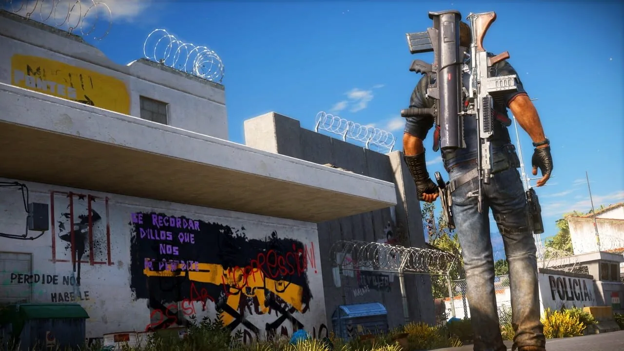 Just Cause 3 gameplay on PlayStation 4