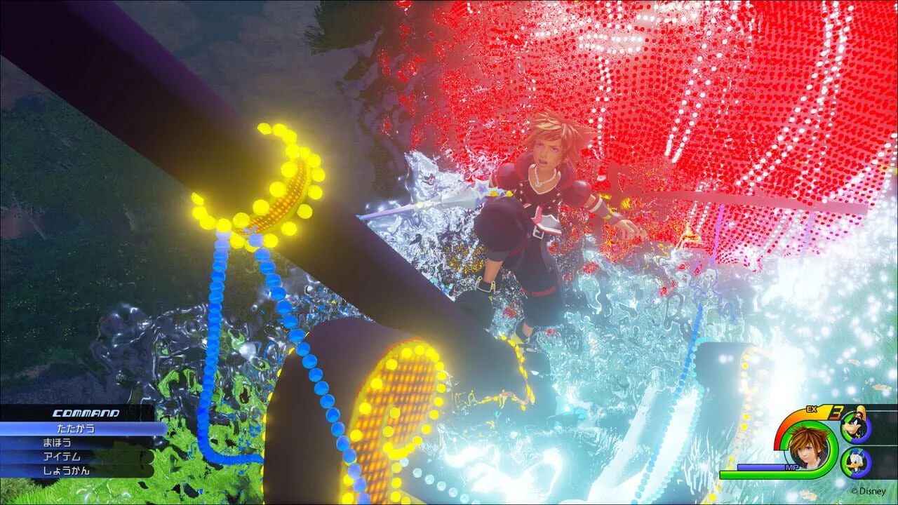Kingdom Hearts III gameplay on PlayStation 4